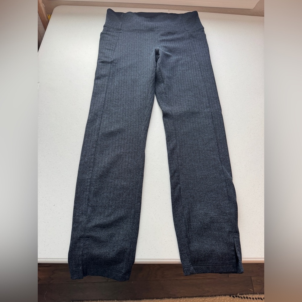 Athleta Women’s Navy Herringbone Stretch Pants